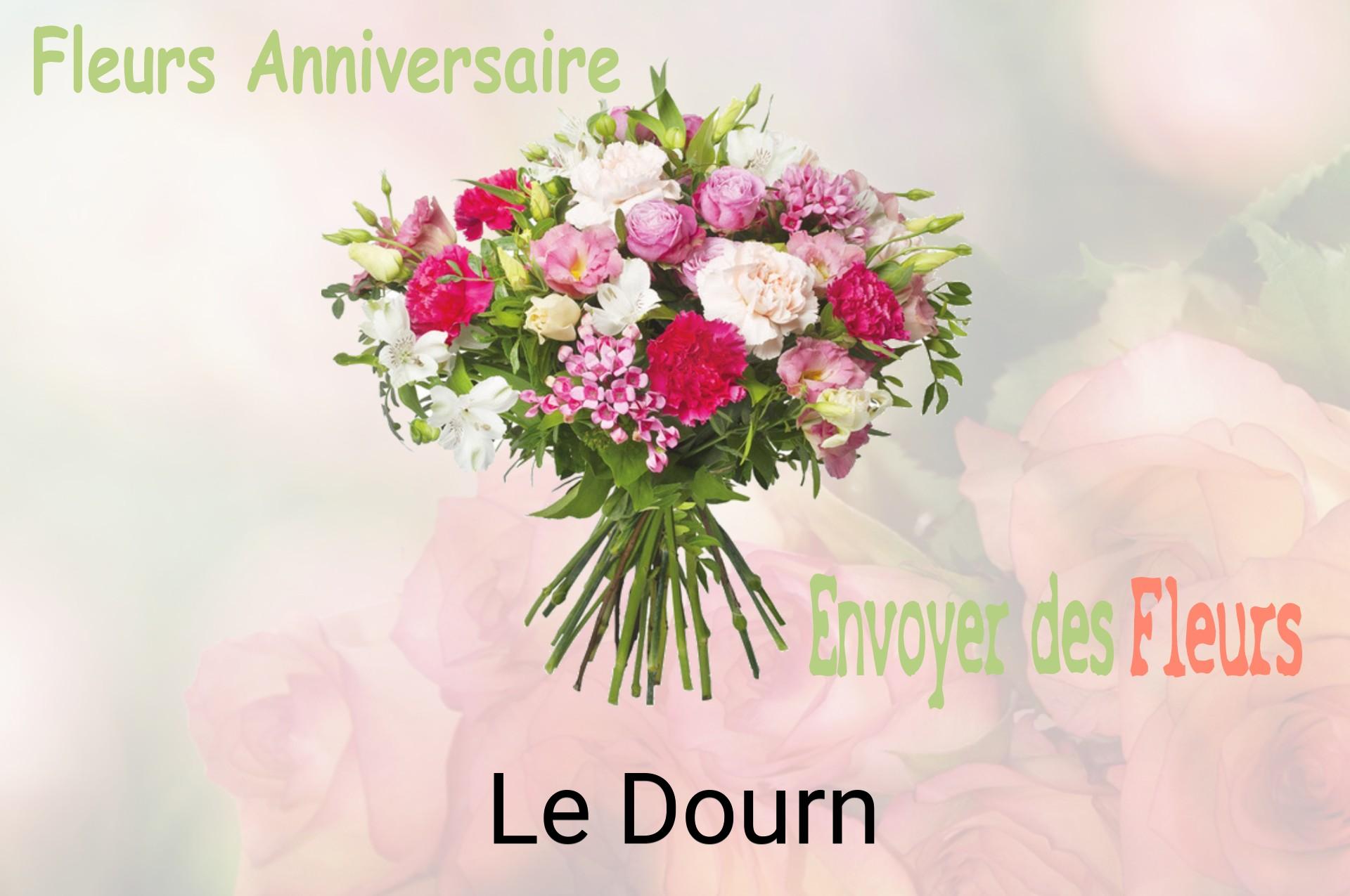 Bouquet de fleurs d’anniversaire livré à Le Dourn